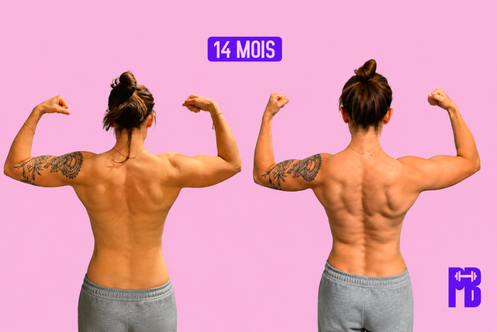 Résultat après 14 mois de renforcement musculaire